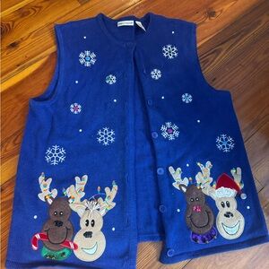 Rebecca Malone Royal Blue Knit Sweater